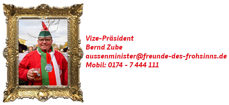 Vize-Präsident Bernd Zube